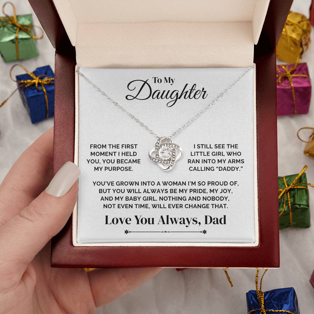 To My Daughter – My Pride, My Joy, My Purpose – Necklace