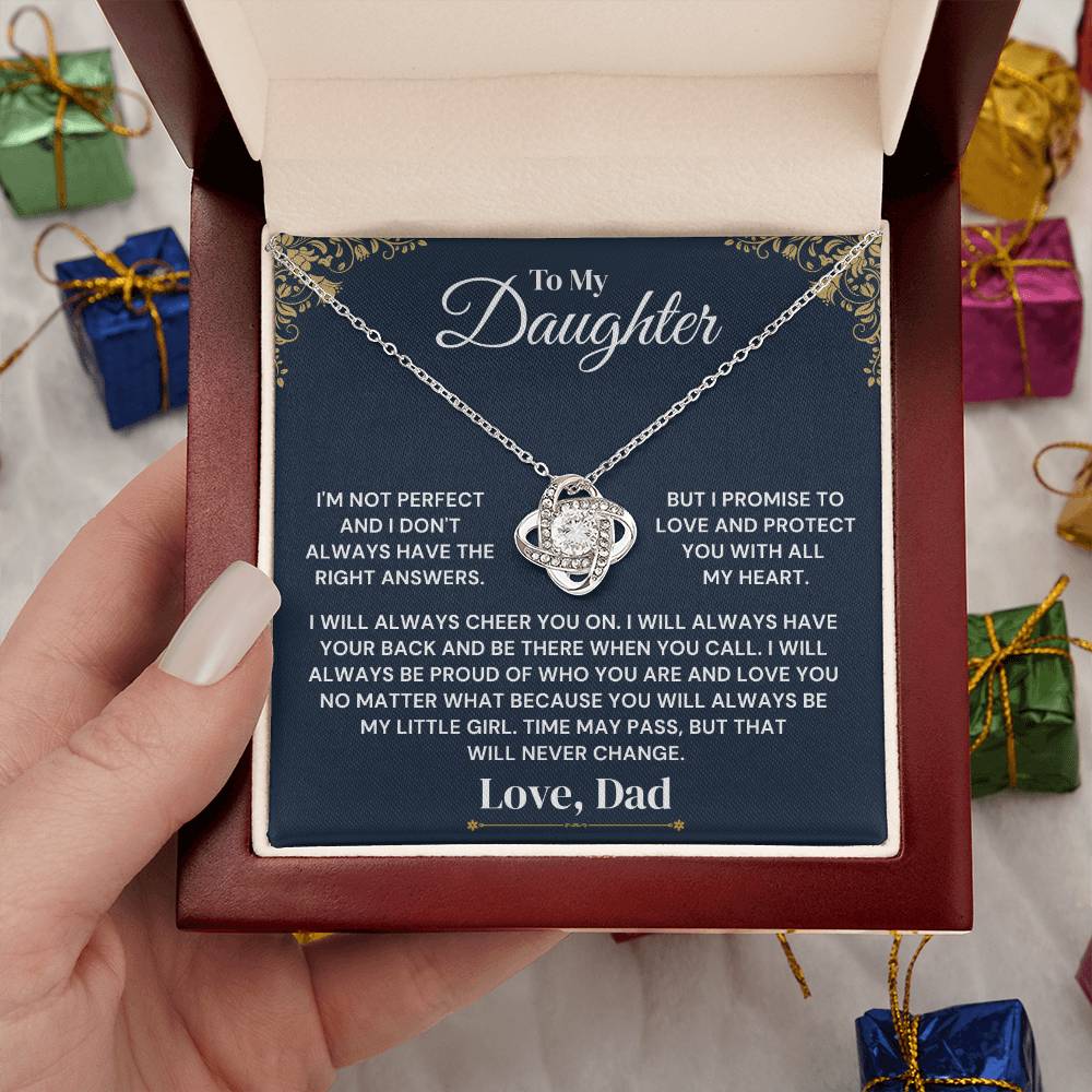 To My Daughter – Loved & Protected – Necklace
