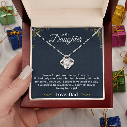 To My Daughter – My Love Runs Deep – Necklace