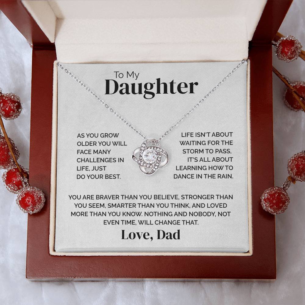 To My Daughter - Dance In The Rain - Necklace