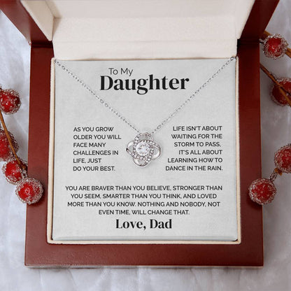 To My Daughter - Dance In The Rain - Necklace