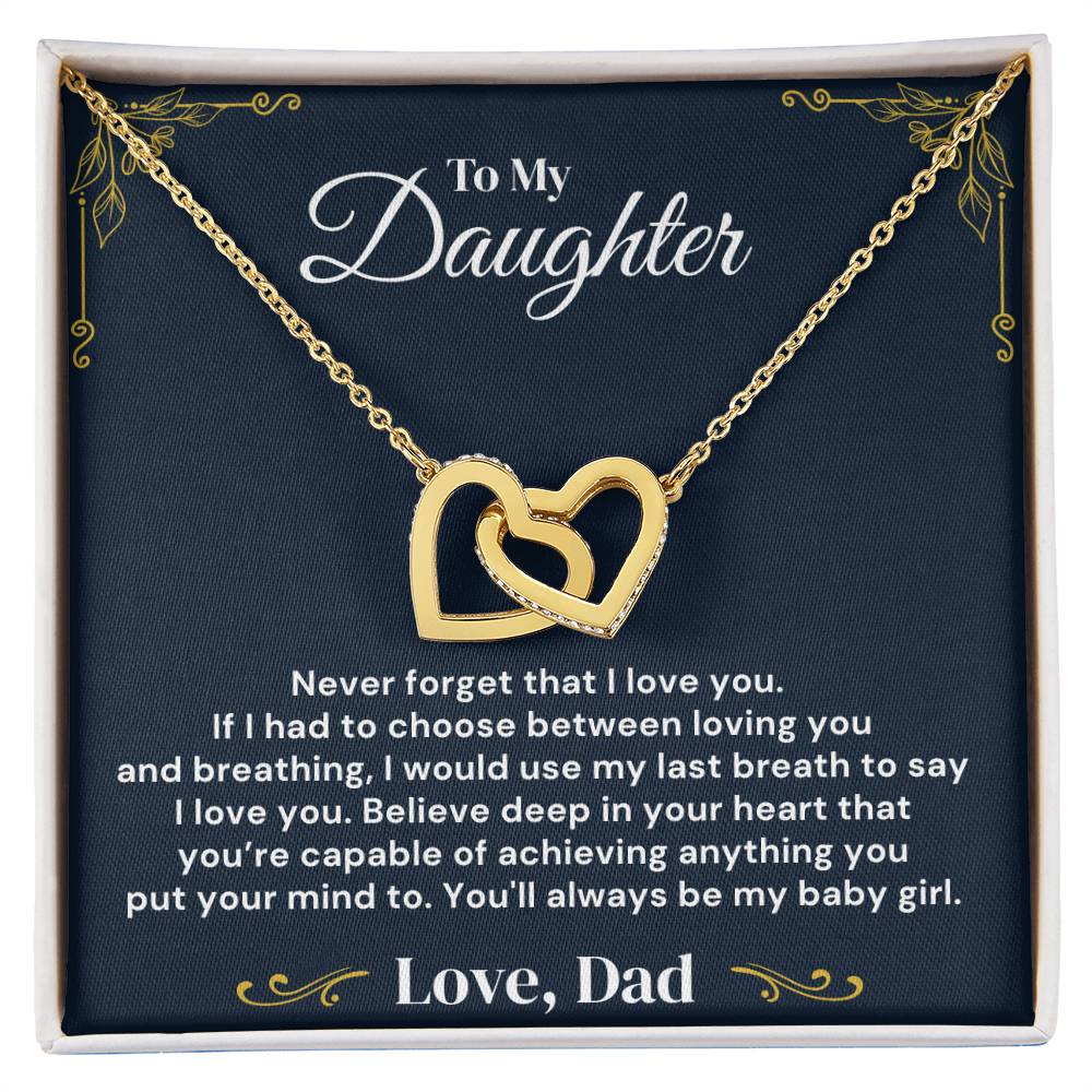 To My Daughter - My Baby Girl - Necklace