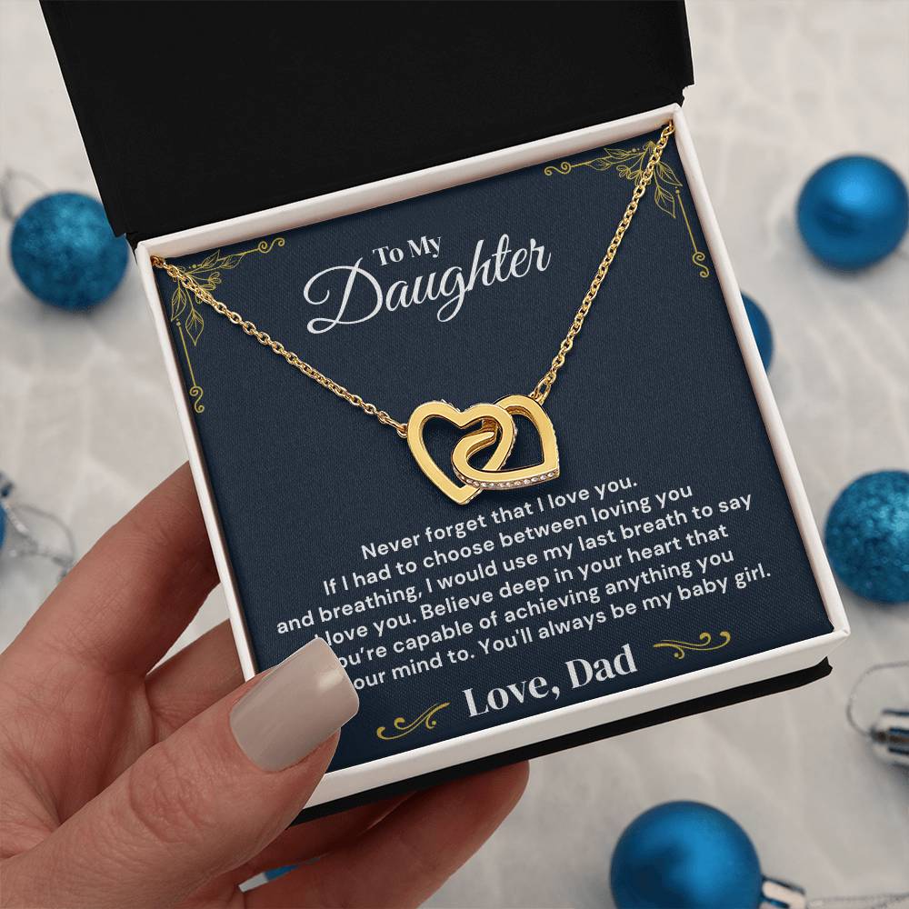 To My Daughter - My Baby Girl - Necklace