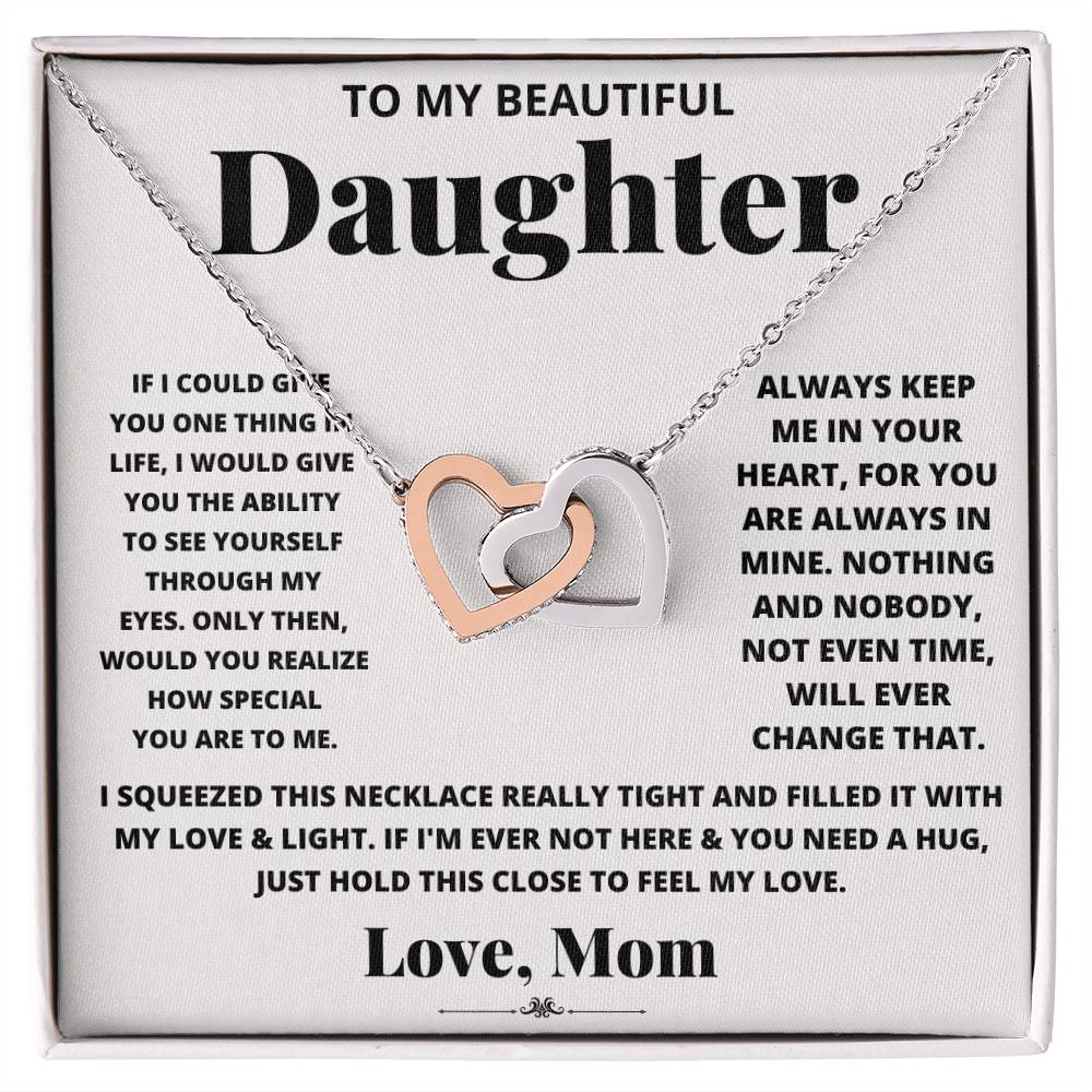 To My Daughter - Hold This Close - Necklace
