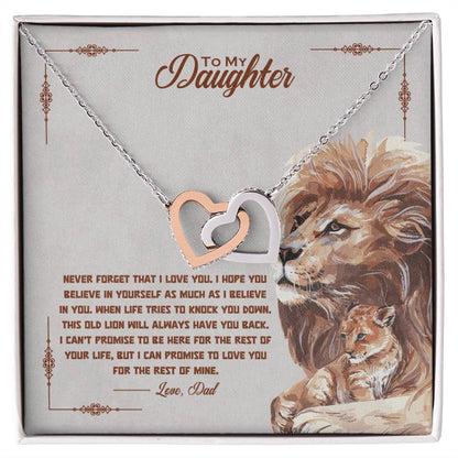 To My Daughter - Always Have Your Back - Necklace