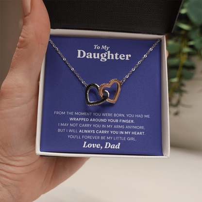 To My Daughter - Wrapped Around Your Finger - Necklace