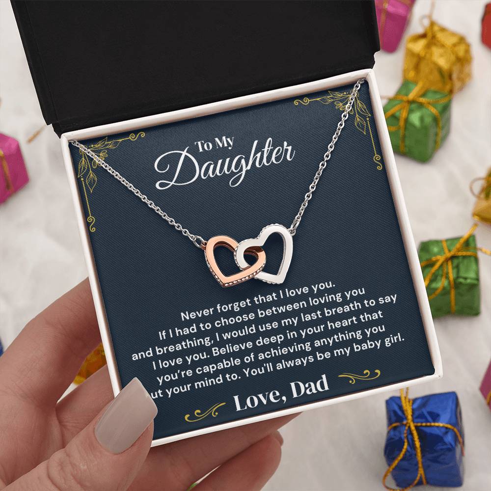 To My Daughter - My Baby Girl - Necklace