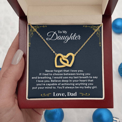To My Daughter - My Baby Girl - Necklace