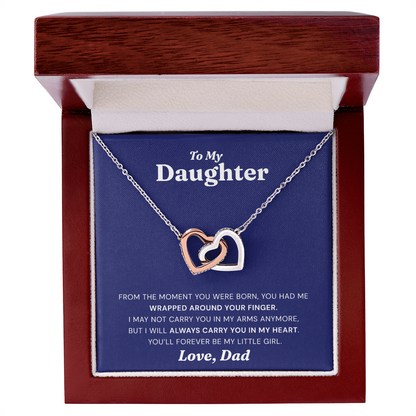 To My Daughter - Wrapped Around Your Finger - Necklace