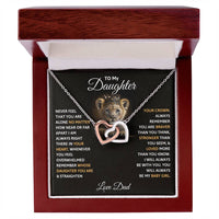 To My Daughter - Straighten Your Crown - Necklace