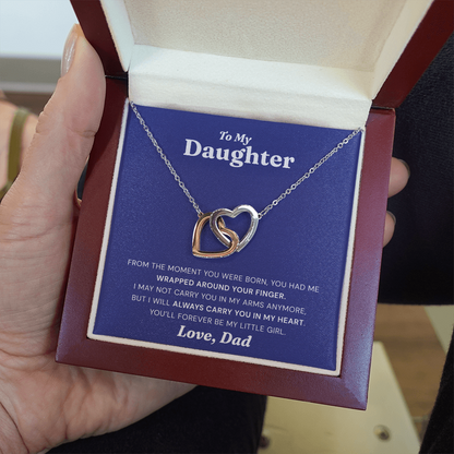 To My Daughter - Wrapped Around Your Finger - Necklace