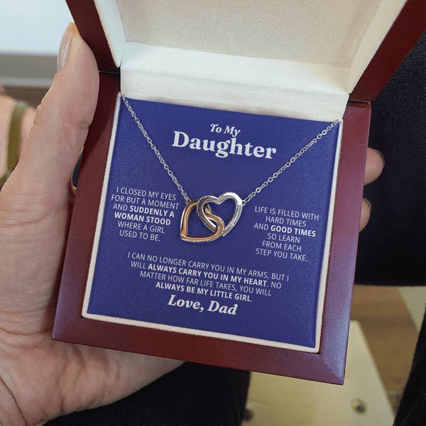 To My Daughter - Always Be My Little Girl - Necklace