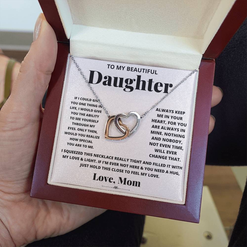 To My Daughter - Hold This Close - Necklace