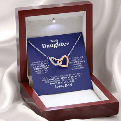 To My Daughter - Always Be My Little Girl - Necklace
