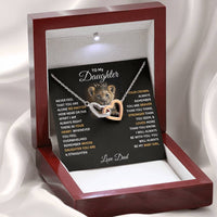 To My Daughter - Straighten Your Crown - Necklace