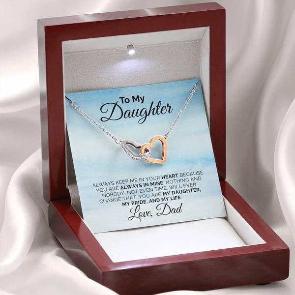 To My Daughter - My Pride, My Life - Necklace