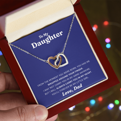 To My Daughter - Wrapped Around Your Finger - Necklace