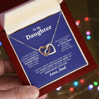 To My Daughter - Always Be My Little Girl - Necklace
