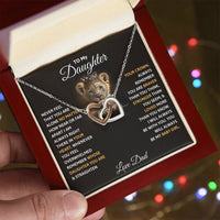 To My Daughter - Straighten Your Crown - Necklace