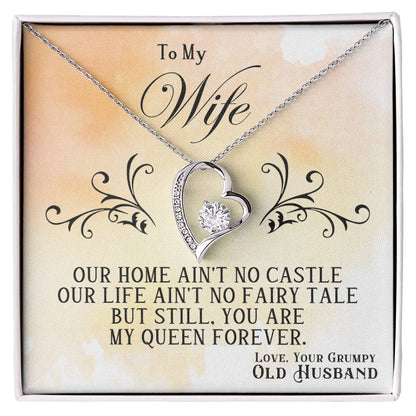 To My Wife - My Queen Forever - Necklace