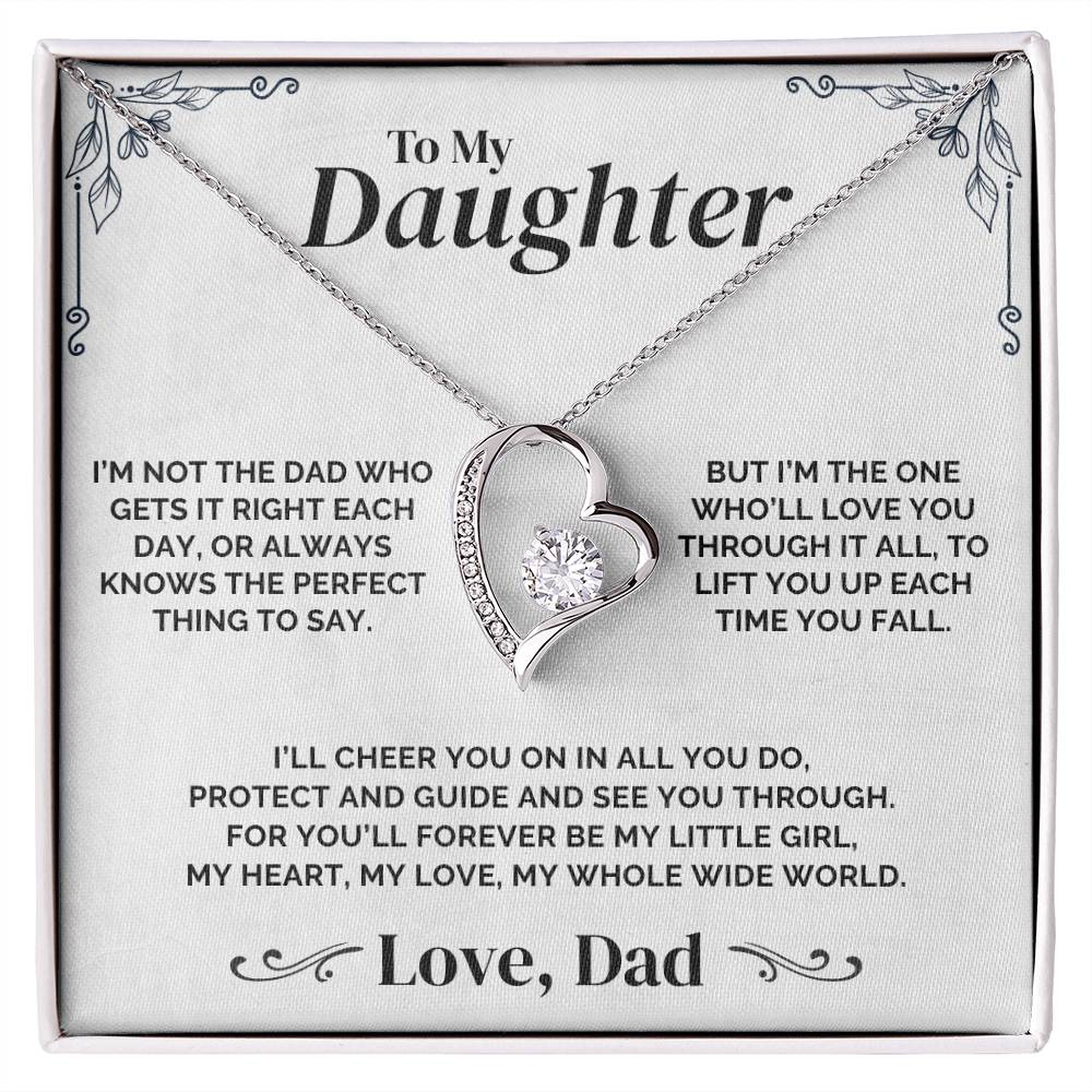 To My Daughter - A Father's Promise - Necklace