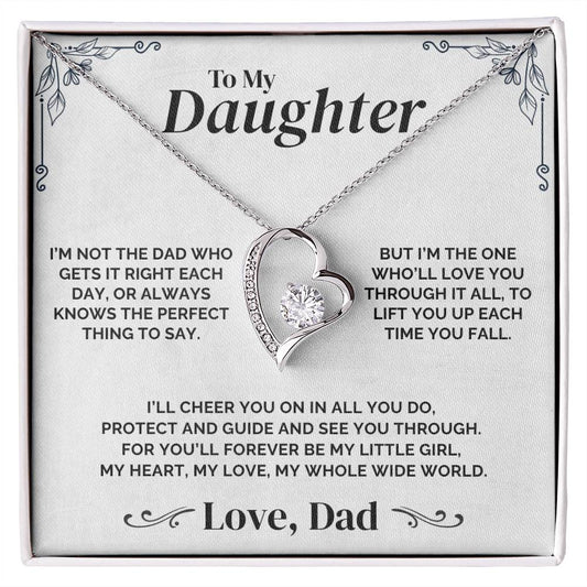 To My Daughter - A Father's Promise - Necklace