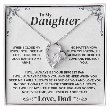 To My Daughter - Nostalgic Dad - Necklace