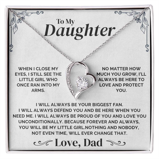 To My Daughter - Nostalgic Dad - Necklace