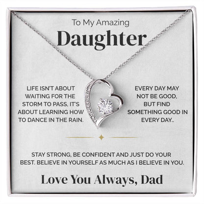 To My Daughter - Dance In The Rain - Necklace