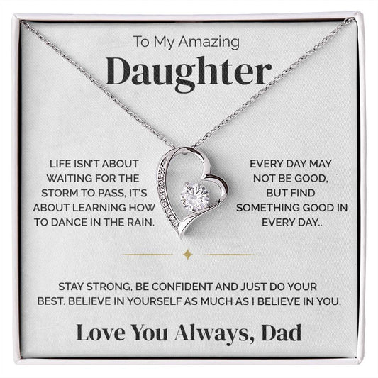 To My Daughter - Dance In The Rain - Necklace