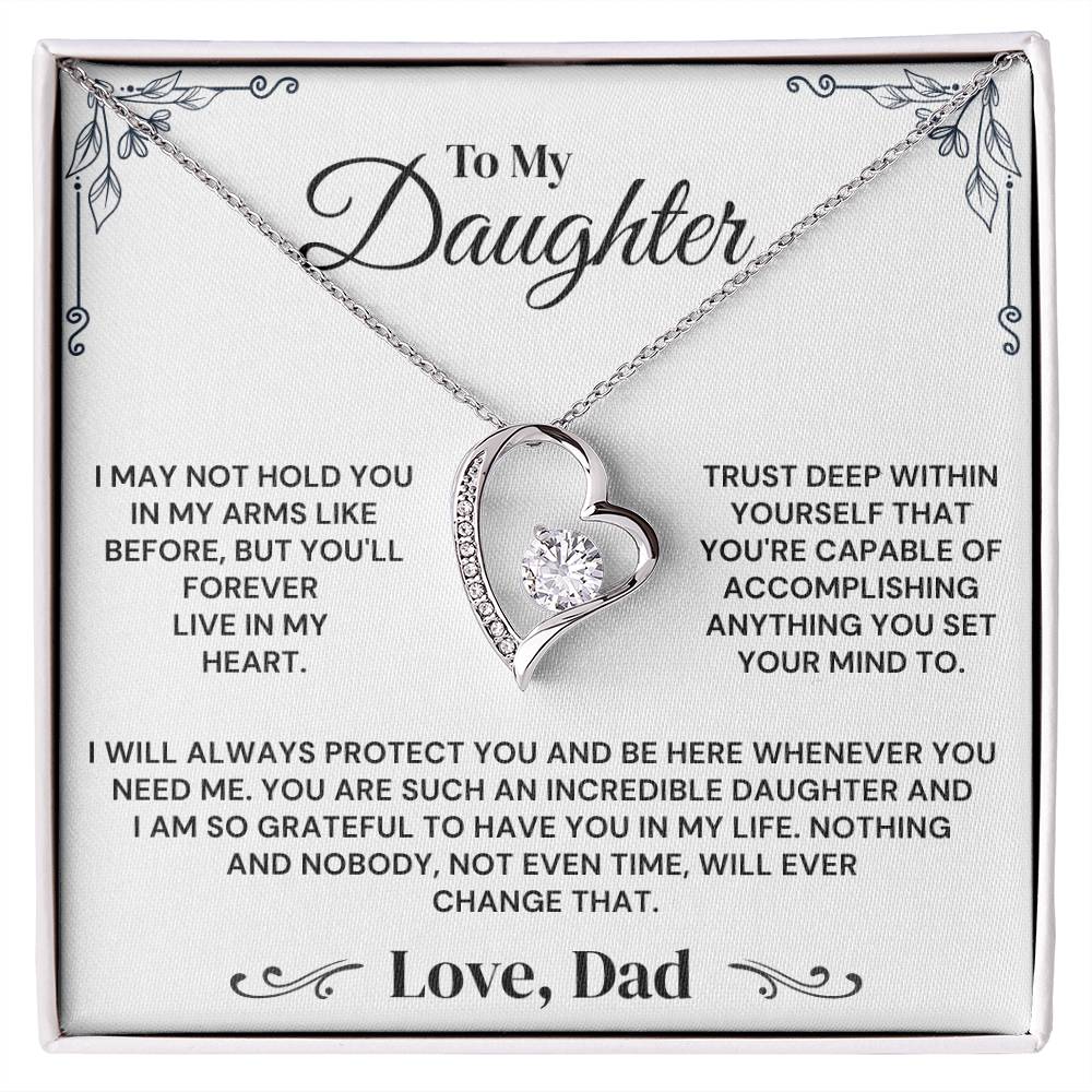 To My Daughter - Lift Your Head High - Necklace