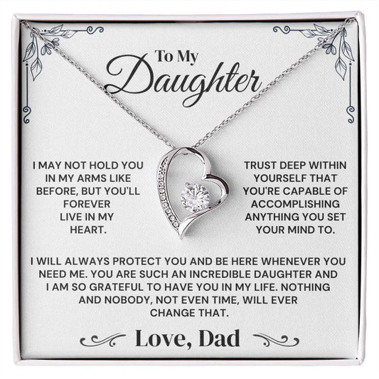 To My Daughter - Lift Your Head High - Necklace