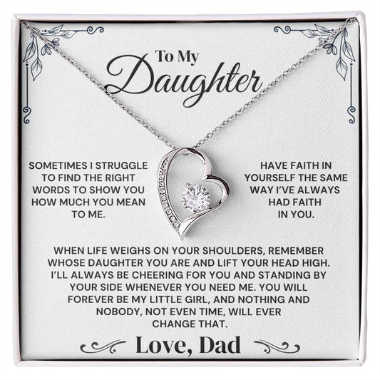 To My Daughter - My Heart’s Promise - Necklace