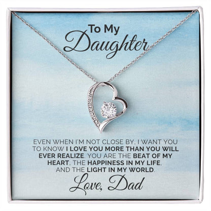 To My Daughter - Light In My World - Necklace