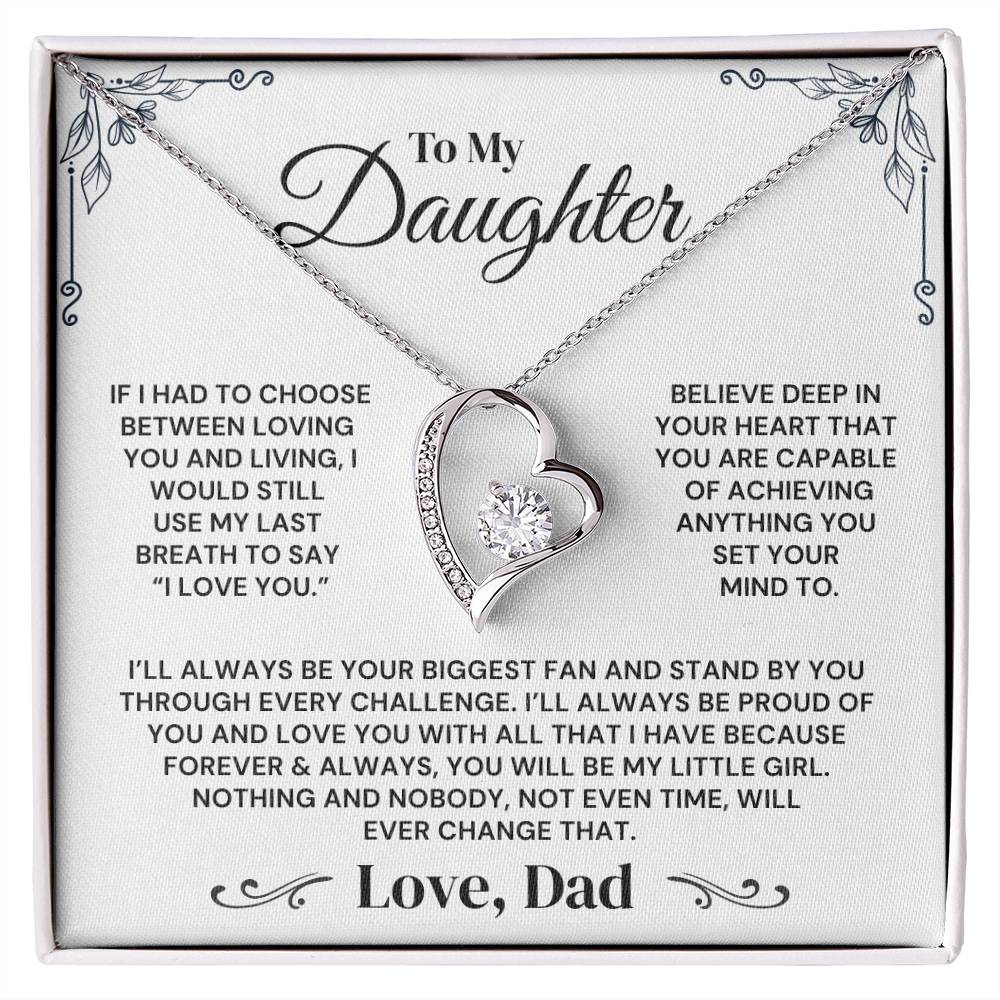 To My Daughter - My Greatest Gift - Necklace