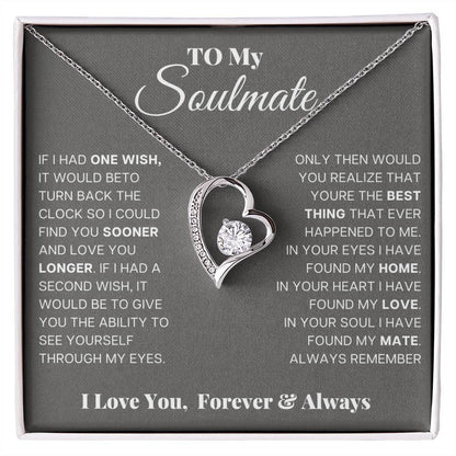 To My Soulmate - You're The Best Thing - Necklace