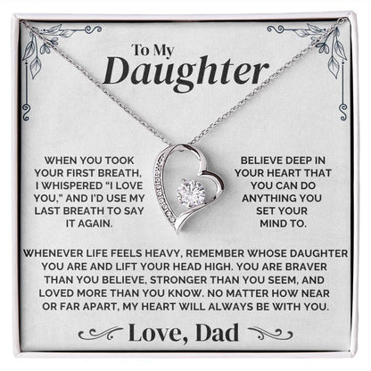 To My Daughter - Forever With You - Necklace