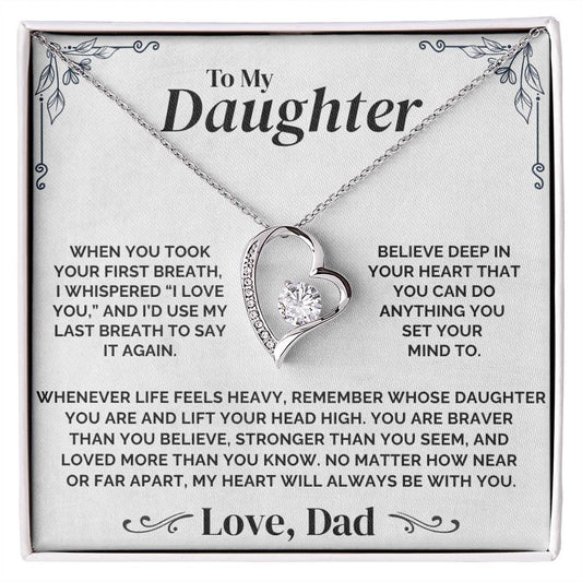 To My Daughter - Forever With You - Necklace