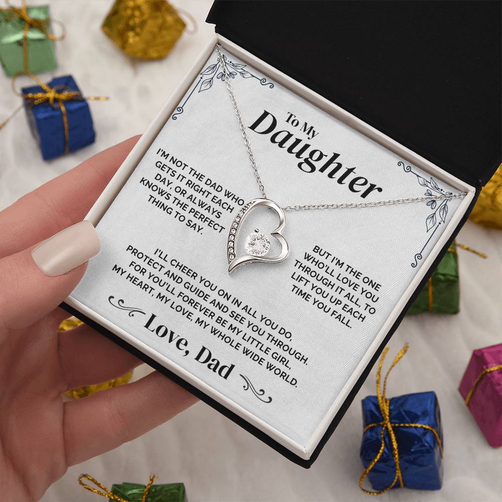 To My Daughter - A Father's Promise - Necklace