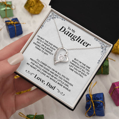 To My Daughter - A Father's Promise - Necklace