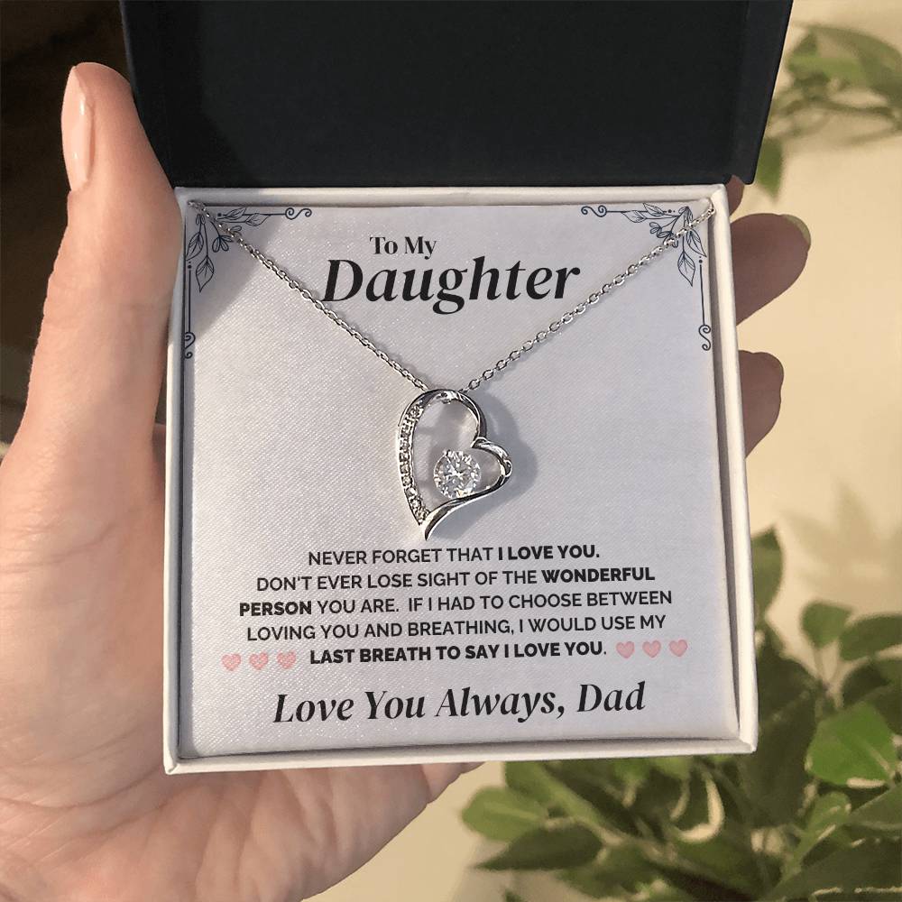 To My Daughter - My Last Breath - Necklace