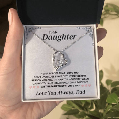 To My Daughter - My Last Breath - Necklace