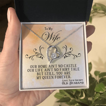 To My Wife - My Queen Forever - Necklace
