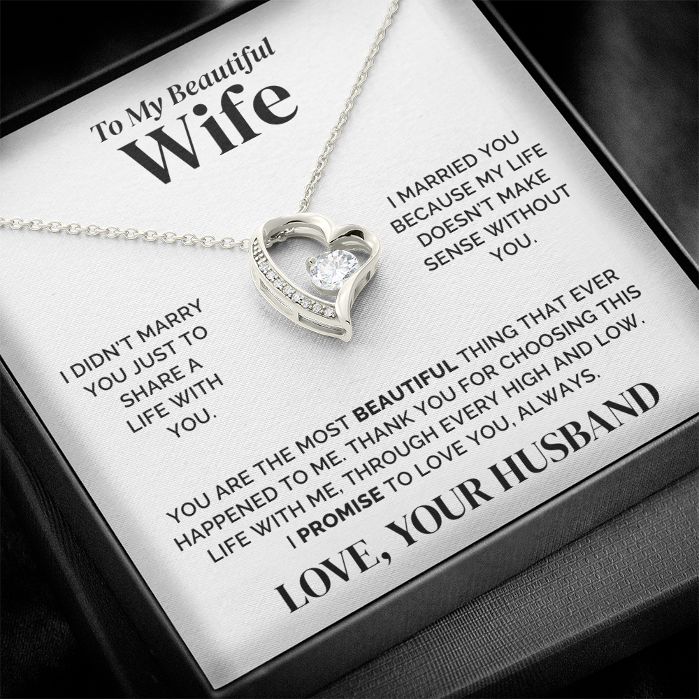 To My Wife – I Choose You – Necklace