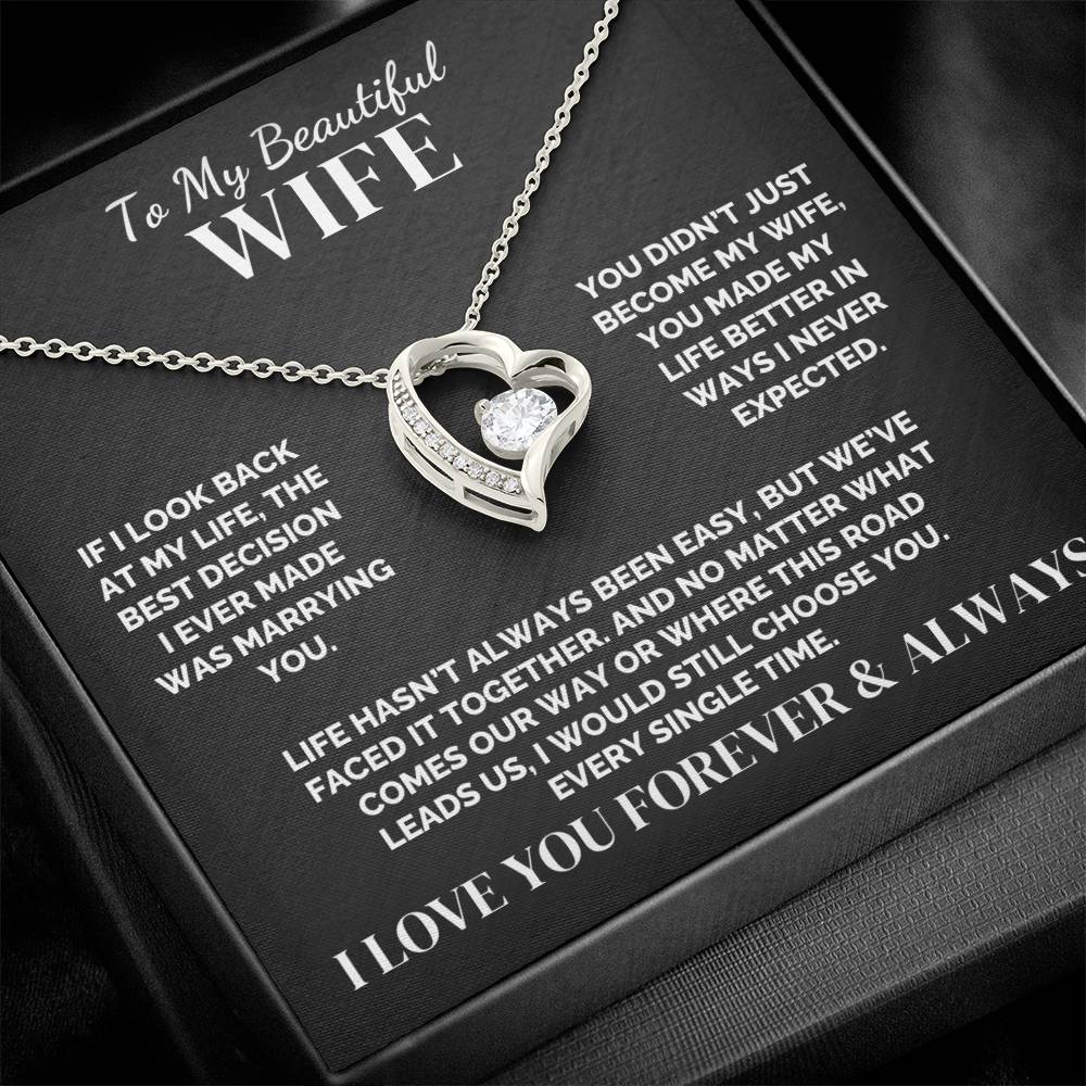 To My Wife – Faced It Together – Necklace