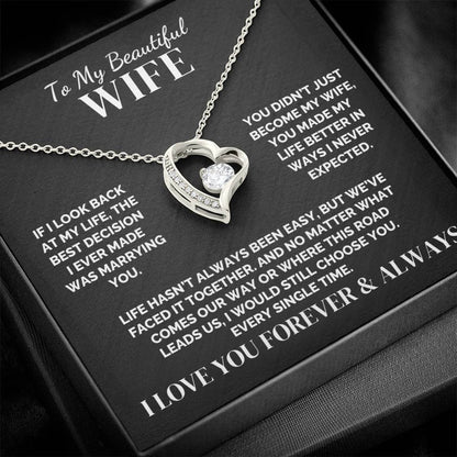 To My Wife – Faced It Together – Necklace