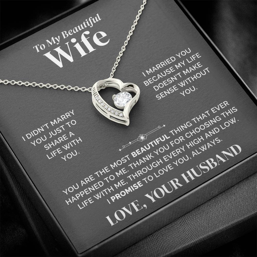 To My Wife – I Choose You – Necklace