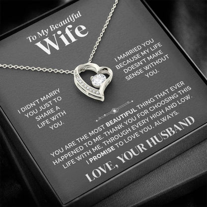 To My Wife – I Choose You – Necklace