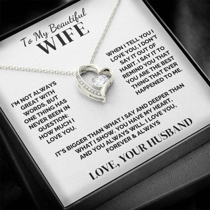 To My Wife – You Have My Heart – Necklace