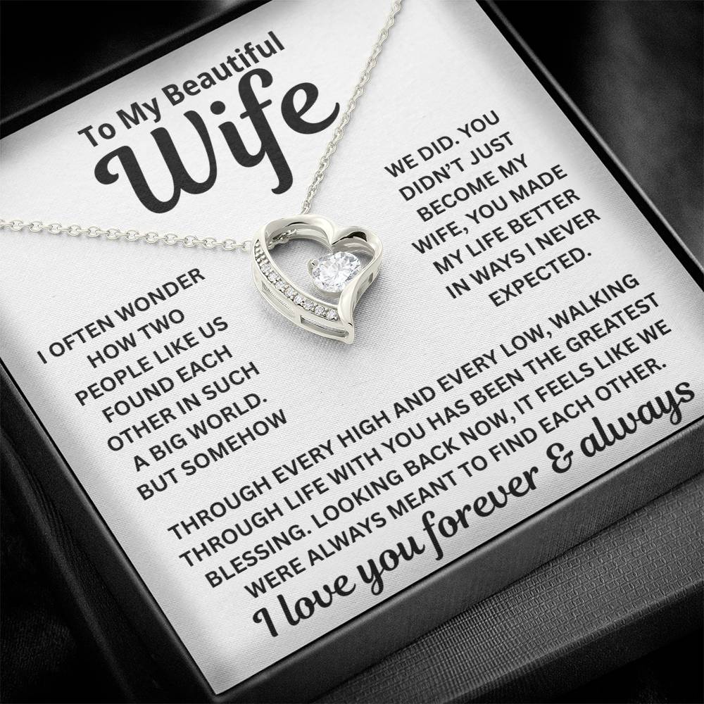 To My Wife – The Moment Our Paths Crossed – Necklace